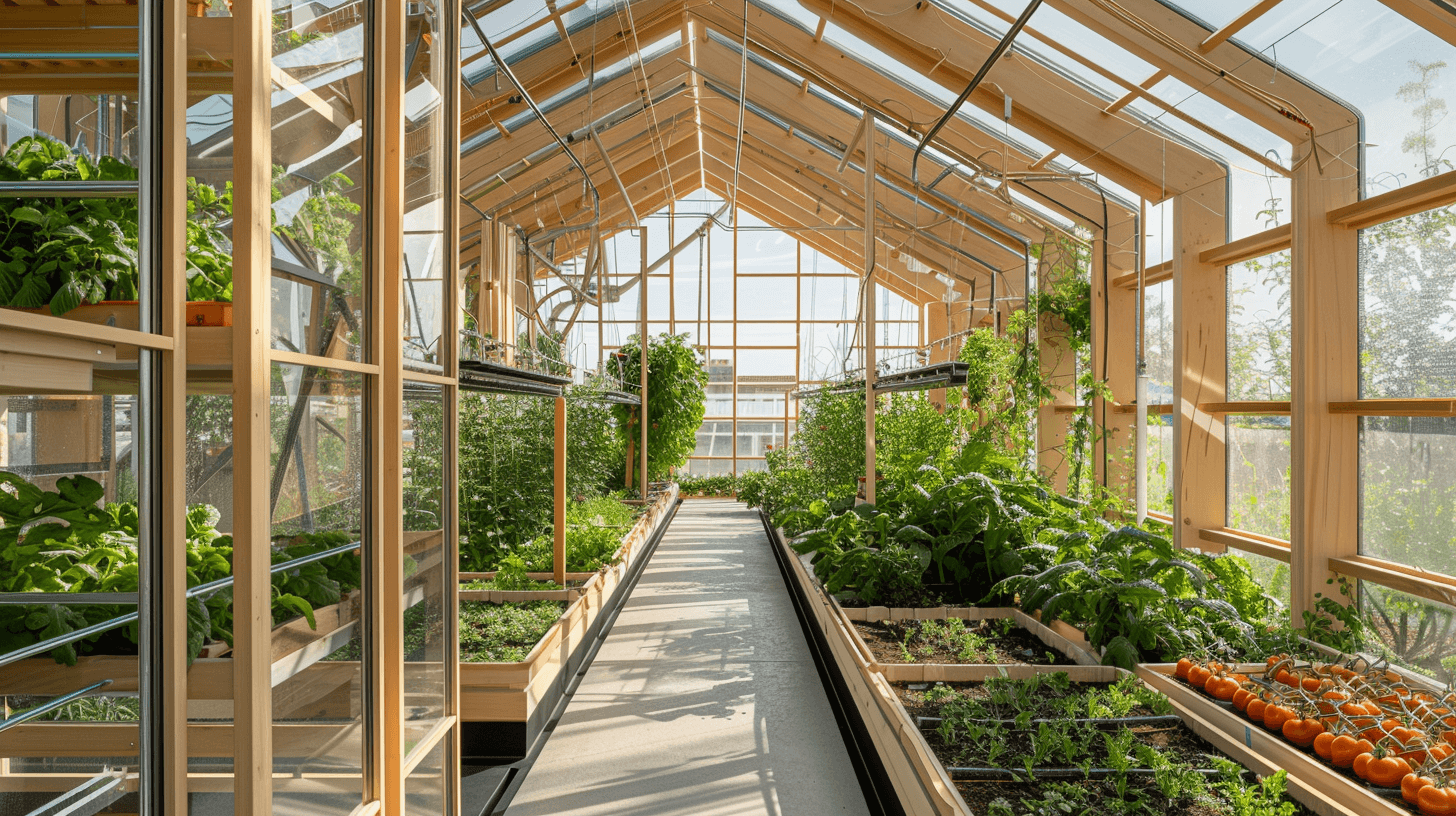 Serra agrivoltaica biodinamica
