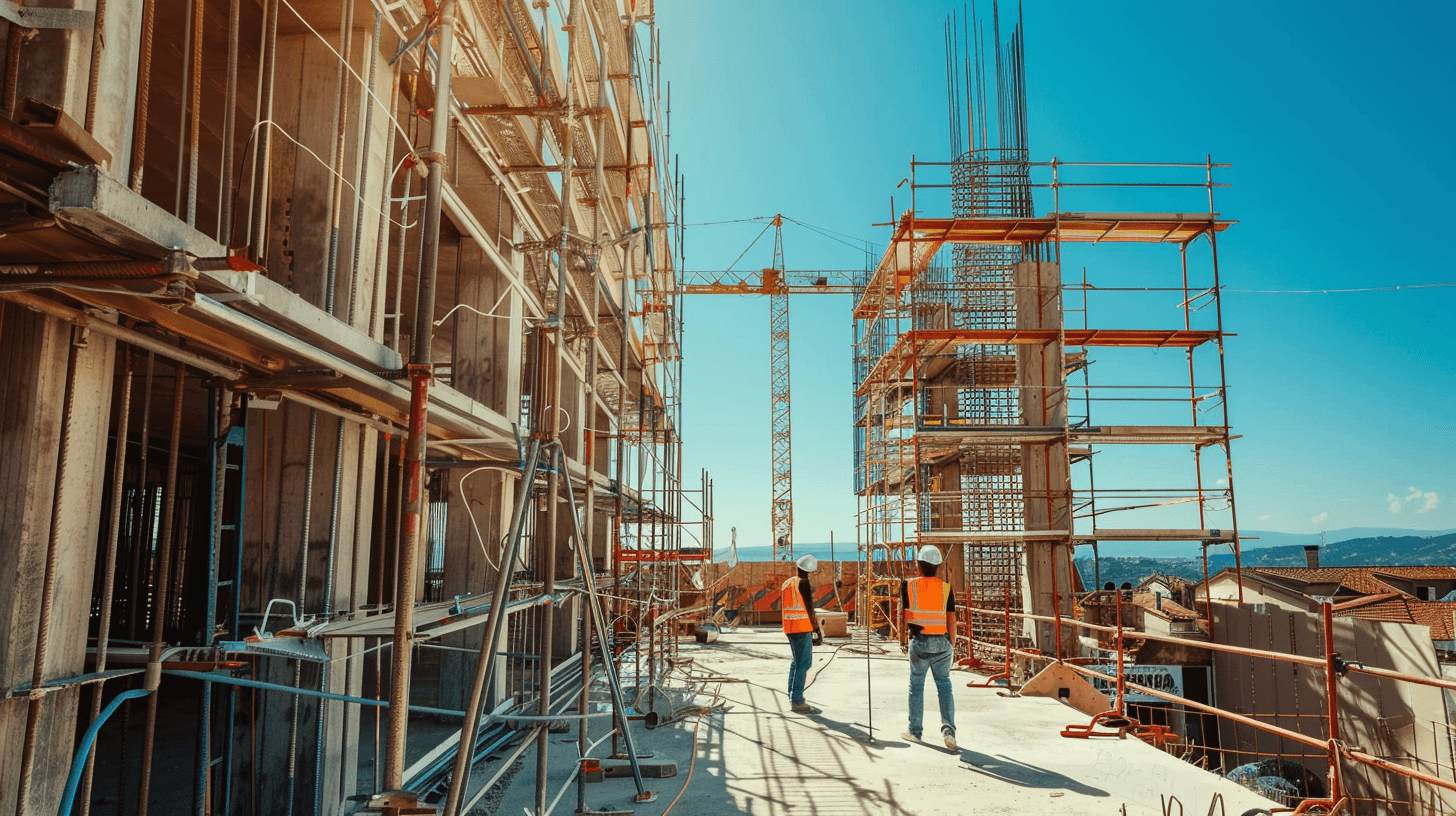 Cantiere Green Design in costruzione